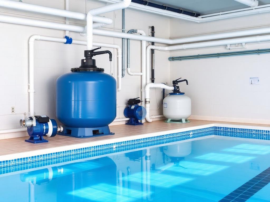 Filtration de piscine — installation Xx Works
